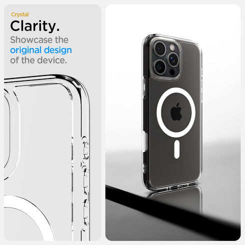 Spigen Funda para iPhone 16 Pro / 16 Pro Max – Ultra Hybrid T (MagFit + Control de Cámara)